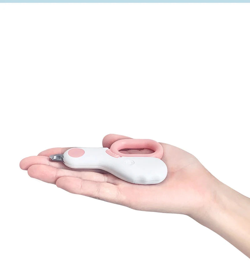 Cortador de unhas profissional para animais de estimação com luz LED