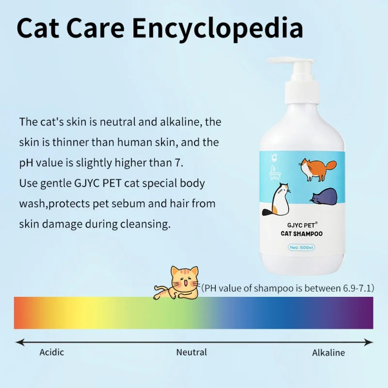 Shampoo Desodorizante para Cães e Gatos 500ml com Fragrância Prolongada