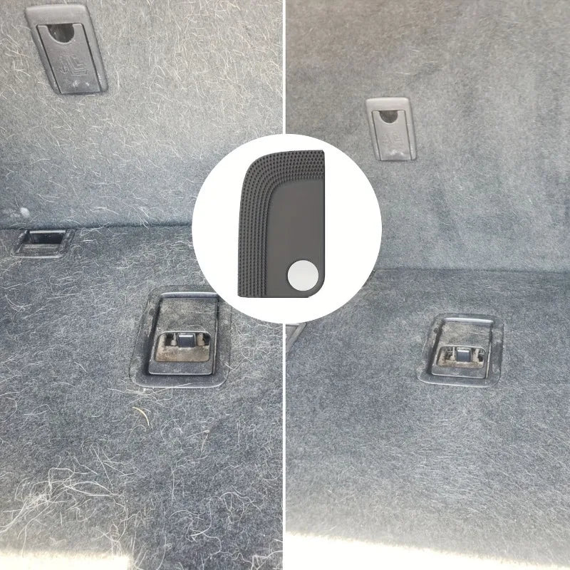1 escova de limpeza de cabelo para interior de carro,