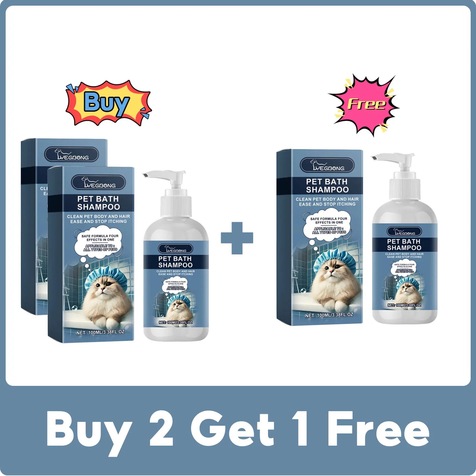 Gel de Banho para Cães e Gatos com Fragrância