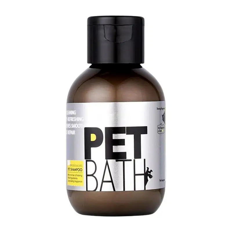Shampoo para Cães e Gatos 100ml com Extrato de Plantas para Pelos Mais Macios