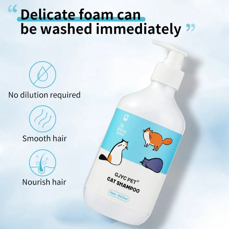Shampoo Desodorizante para Cães e Gatos 500ml com Fragrância Prolongada
