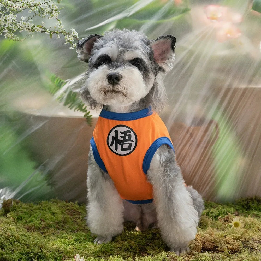 ovo colete Goku para animais de estimação, ideal para gatos, cachorros, filhotes