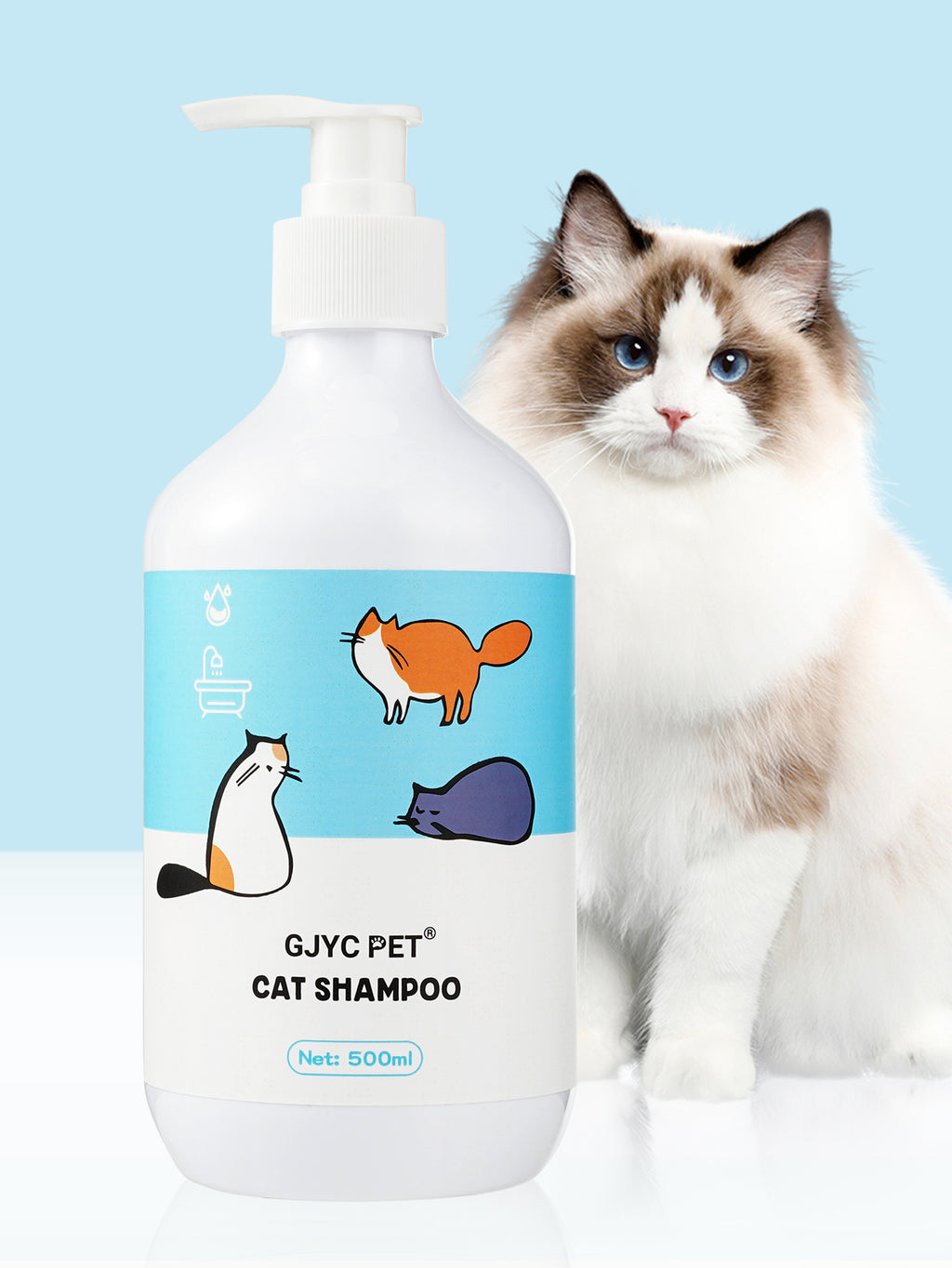 Shampoo Desodorizante para Cães e Gatos 500ml com Fragrância Prolongada