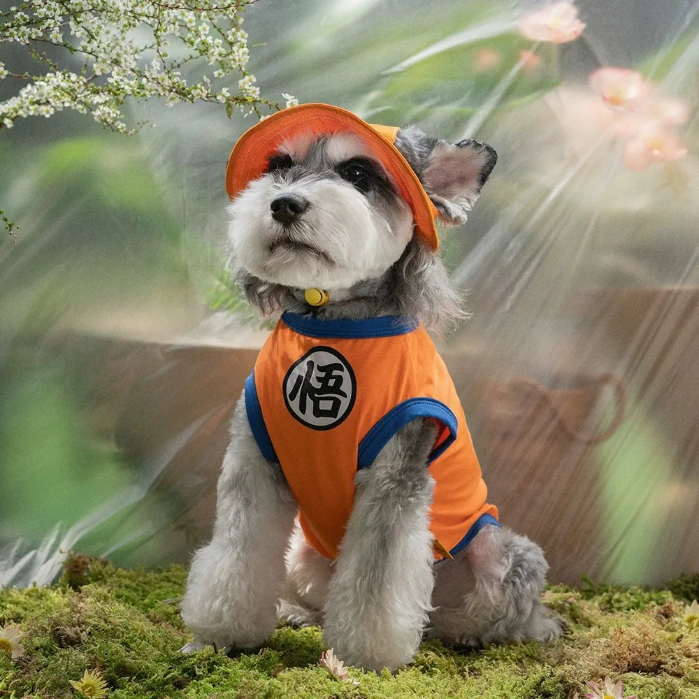 ovo colete Goku para animais de estimação, ideal para gatos, cachorros, filhotes