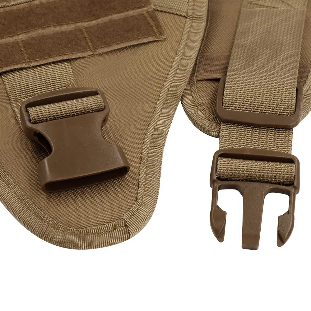 Colete de treinamento militar para cães de grande porte