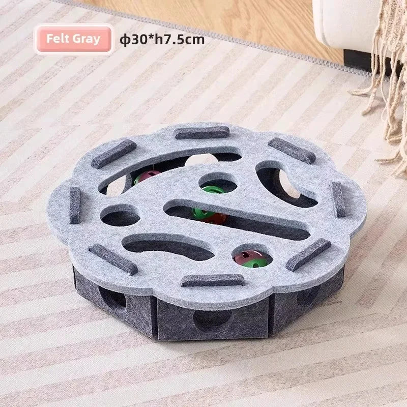 Quebra-Cabeça para Gatos em Feltro