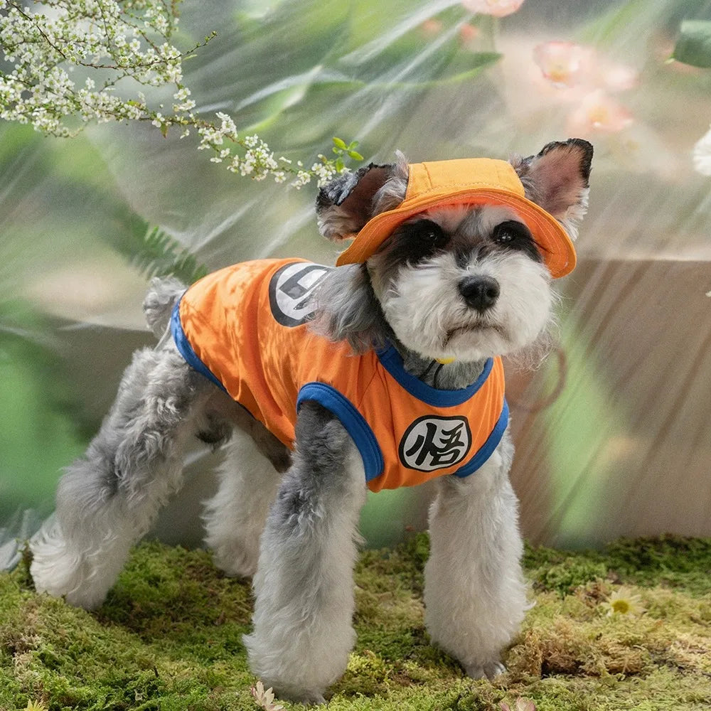 ovo colete Goku para animais de estimação, ideal para gatos, cachorros, filhotes