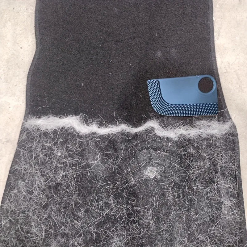 1 escova de limpeza de cabelo para interior de carro,