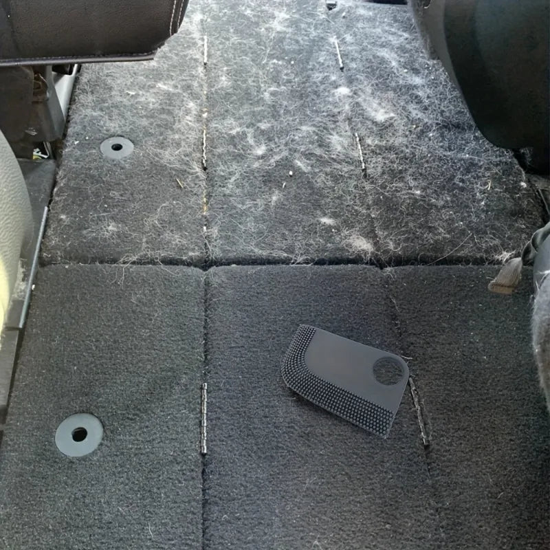 1 escova de limpeza de cabelo para interior de carro,